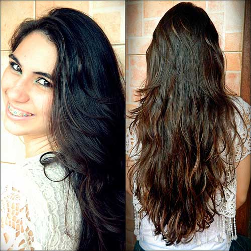 melhores cortes de cabelo em v para inspiração