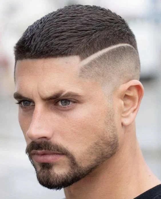 corte degradê masculino repicado
