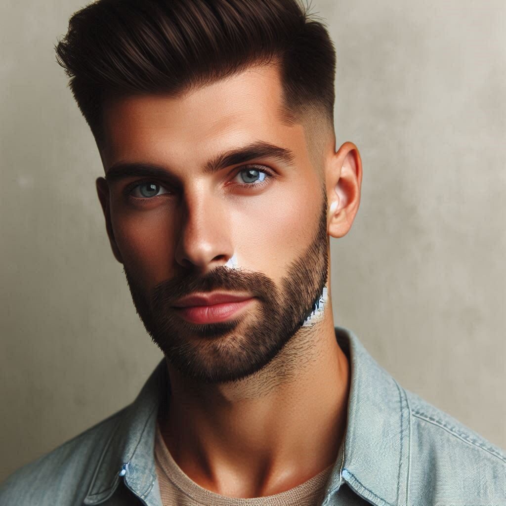 corte degradê masculino baixo