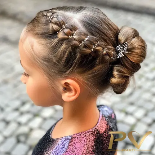 salão especializado em corte infantil cacheado feminino