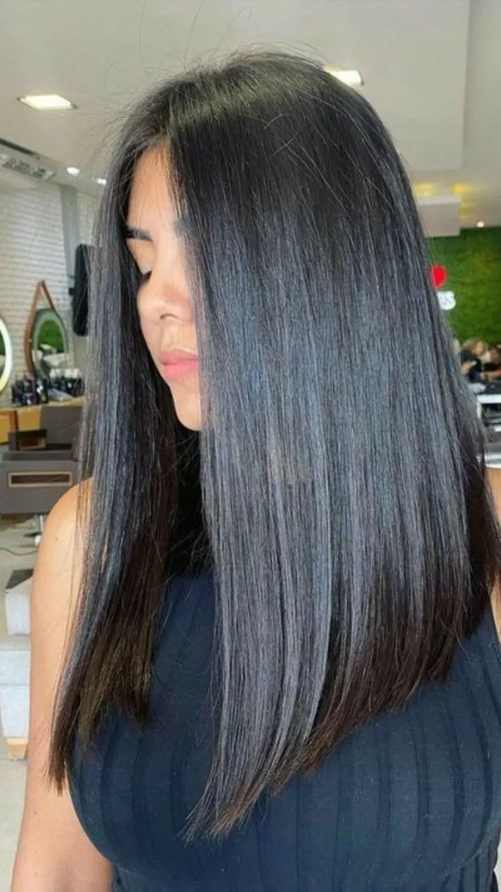long bob médio repicado