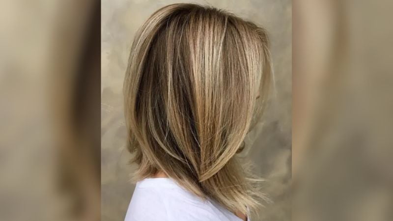 corte long bob médio com franja