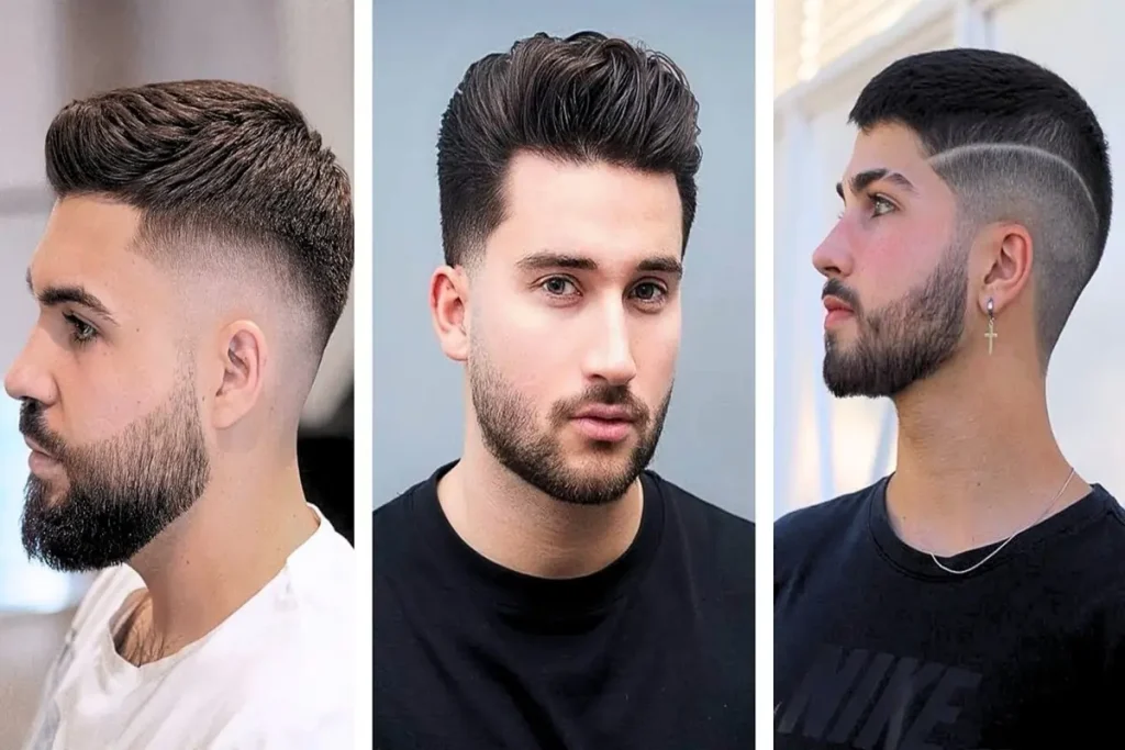 corte masculino médio liso vs ondulado qual escolher