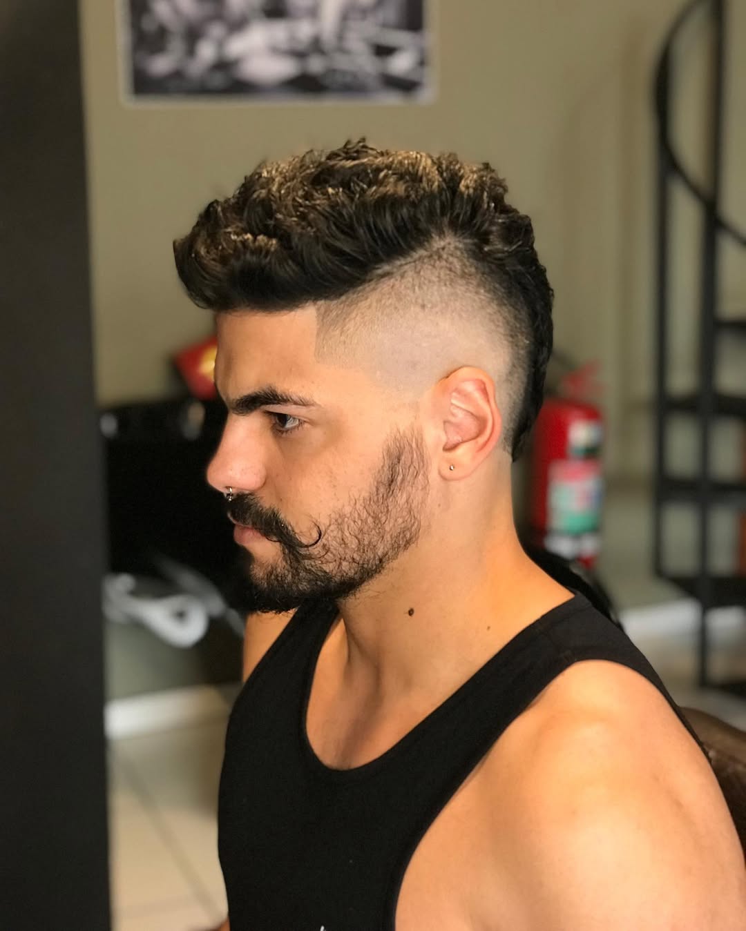 Moicano moderno masculino