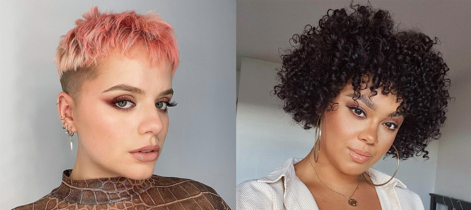 corte repicado vs degradê para cabelo volumoso