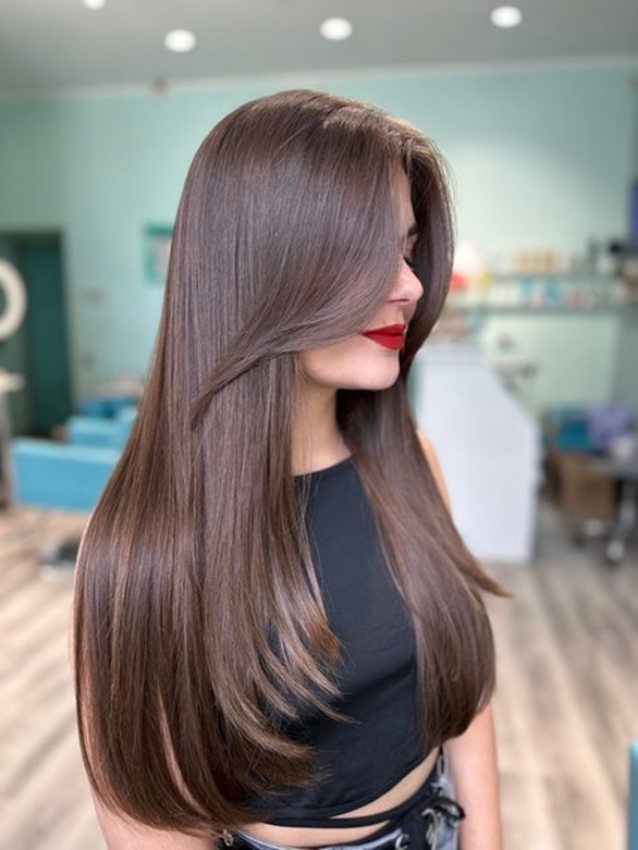 corte para dar movimento ao cabelo longo