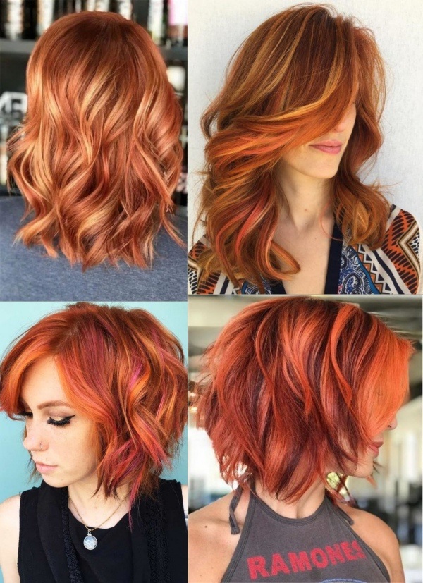 cortes de cabelo curto ruivo