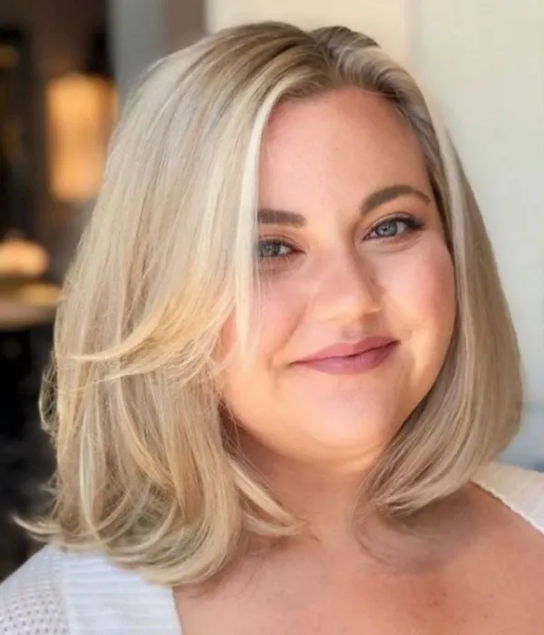 long bob vs chanel de bico para rosto redondo