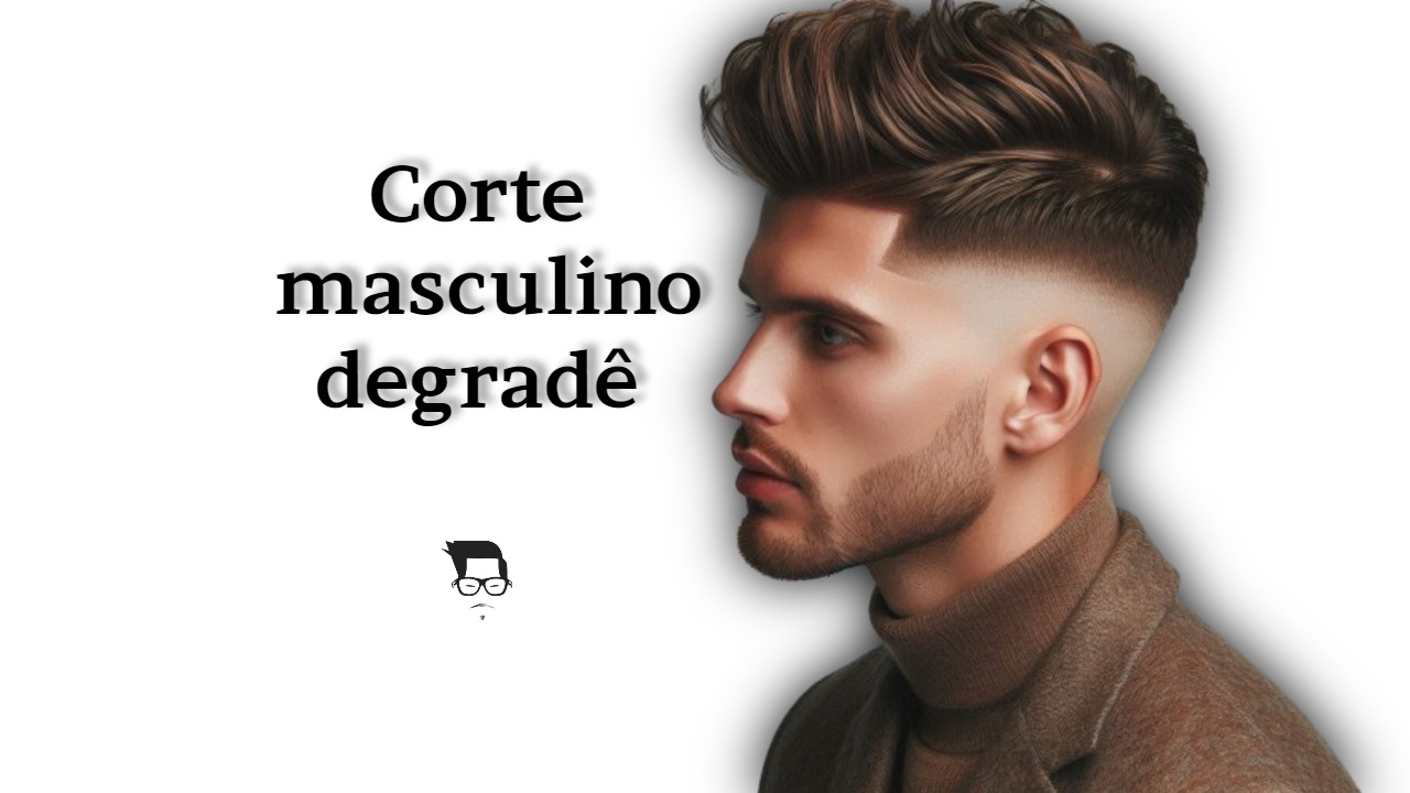 corte masculino degradê repicado