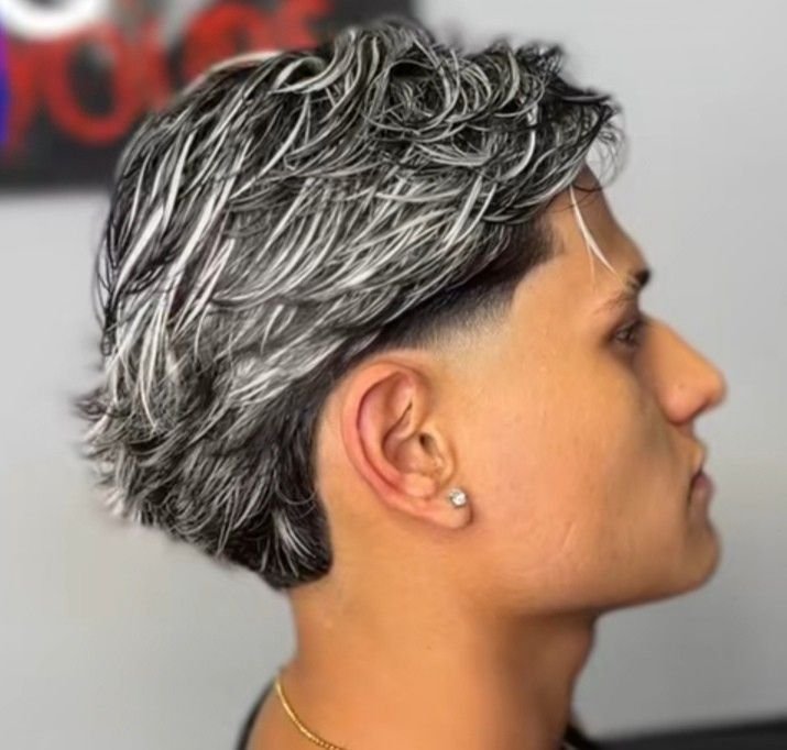 estilos de cabelo liso masculino