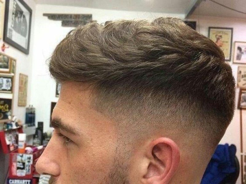 estilos de cabelo liso masculino