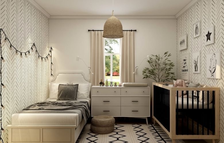Cortina aviador para quarto de menino
