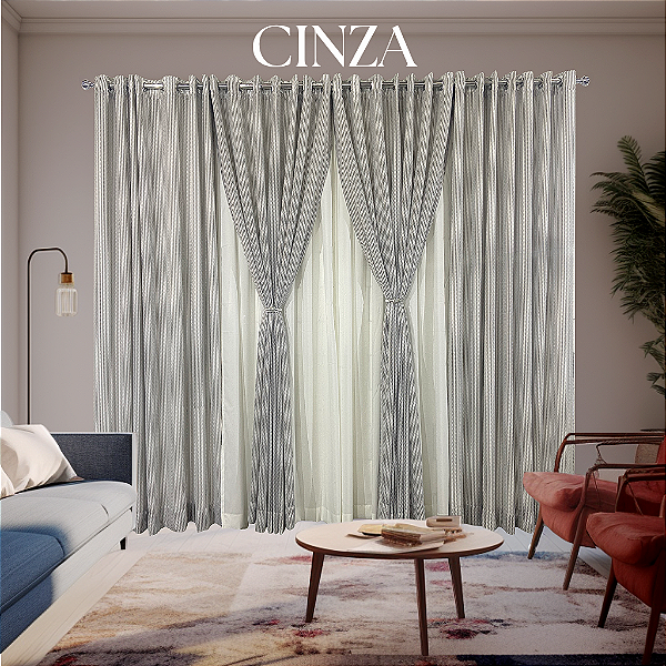 Cortinas para janela de sacada