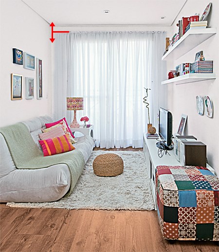Cortinas de linho para quarto