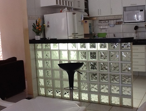 quanto custa um balcão de cozinha americana com tijolo de vidro