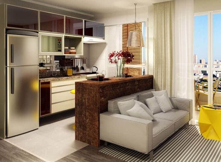ideias para cozinha americana pequena