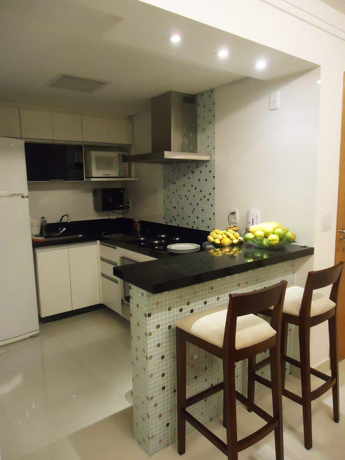projetos de cozinha americana pequena