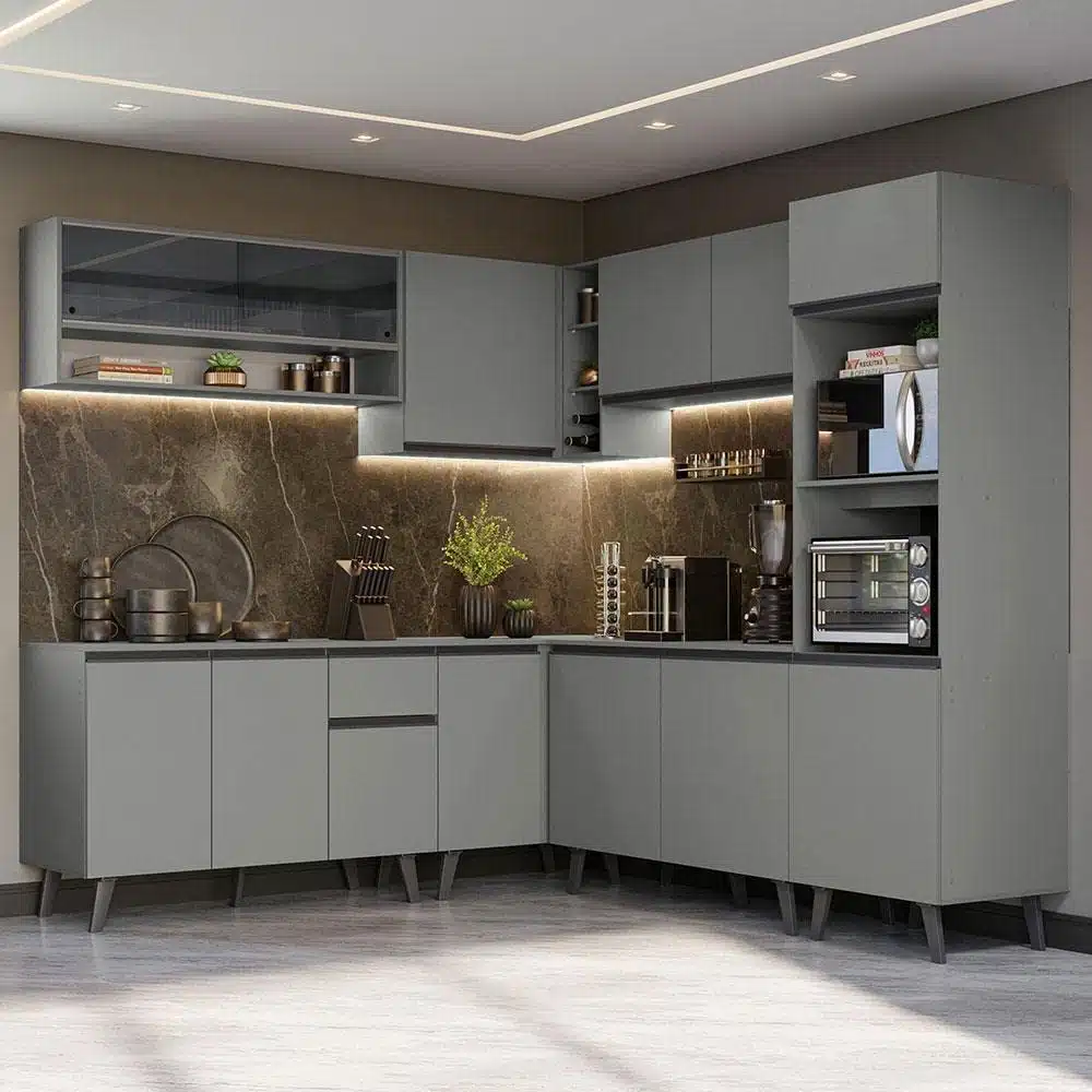 Cozinhas compactas: soluções inteligentes para espaços pequenos