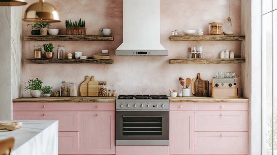 Cozinhas Planejadas Rose: Do Rosa Quartzo ao Milkshake