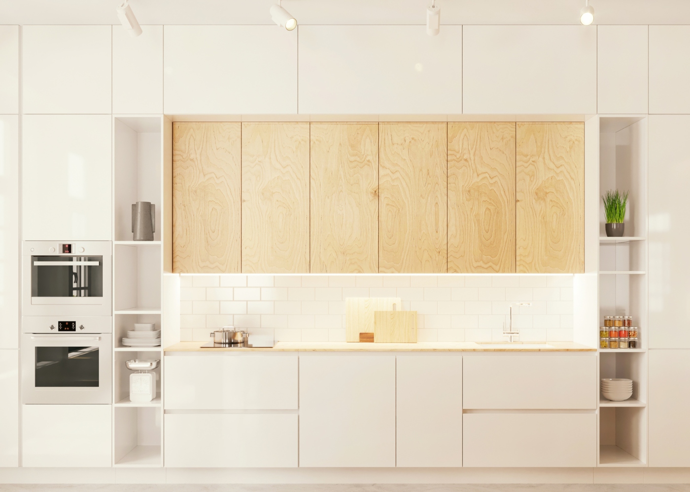 madeira clara ou escura qual a melhor para cozinha branca