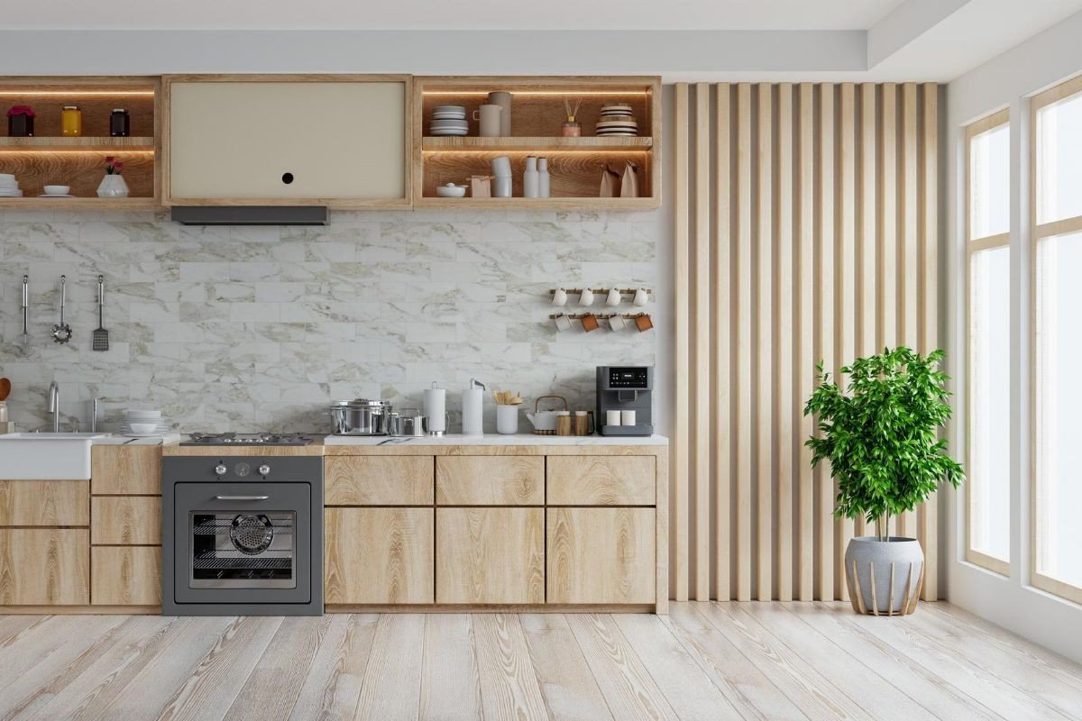 painel ripado mdf ou madeira cozinha qual melhor