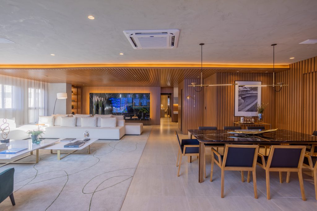 20 ideias cozinha painel ripado inspiração