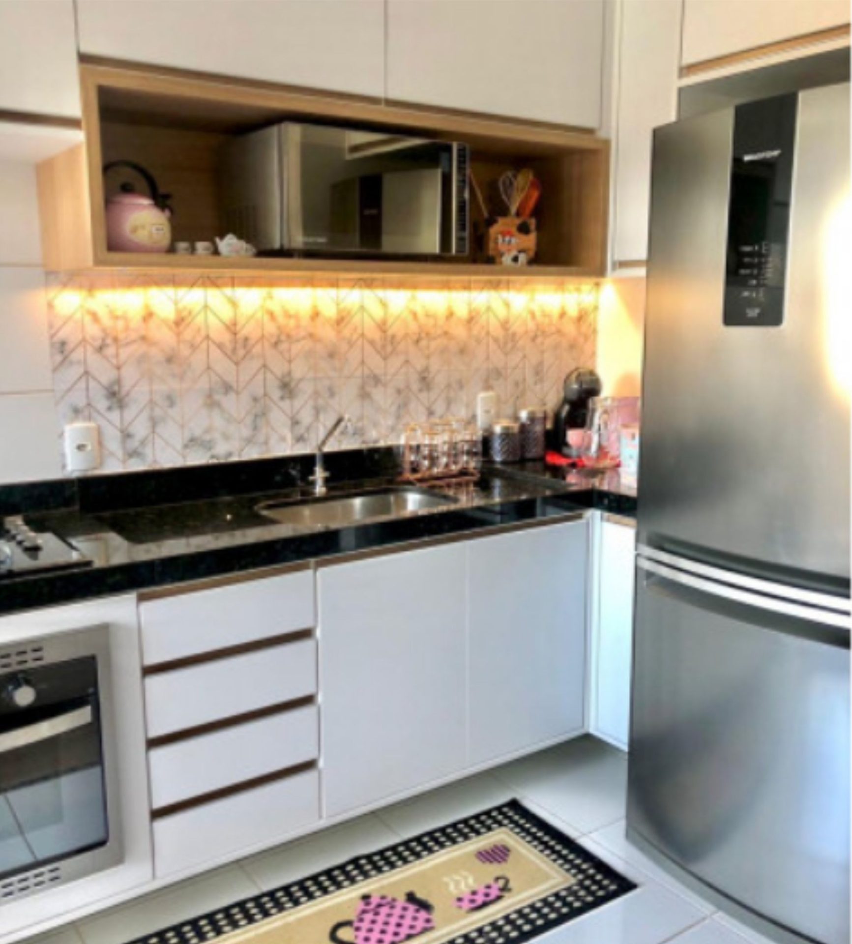 porcelanato marmorizado ou marmore natural para cozinha