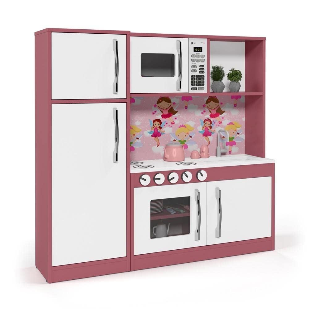 Cozinha infantil MDF com máquina de lavar
