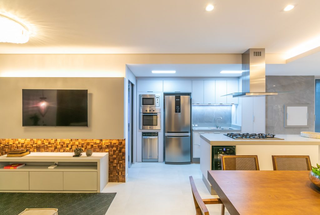 cozinha integrada pequena