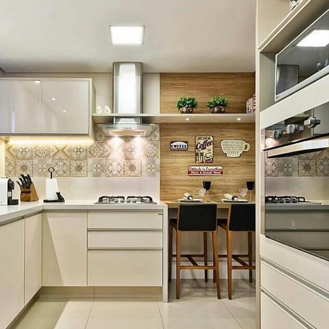 ideias cozinha integrada pequena moderna