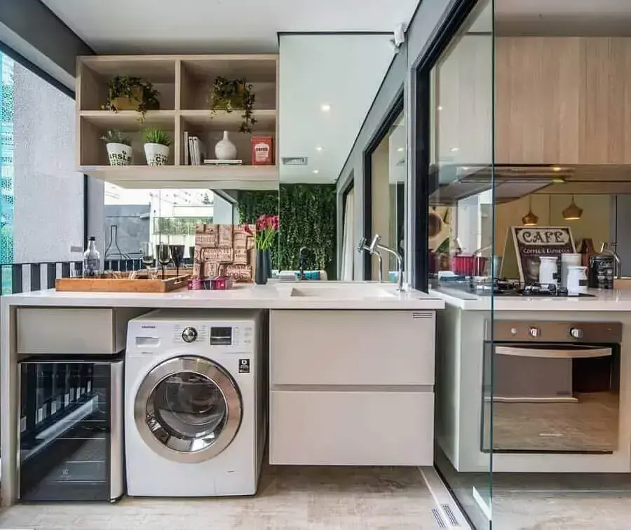 quanto custa integrar cozinha e lavanderia