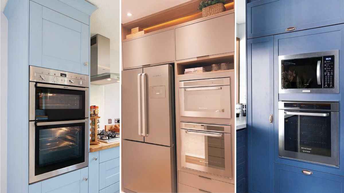 cozinha planejada com torre quente