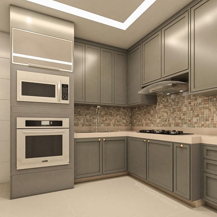 cozinha planejada com torre quente vs cozinha tradicional