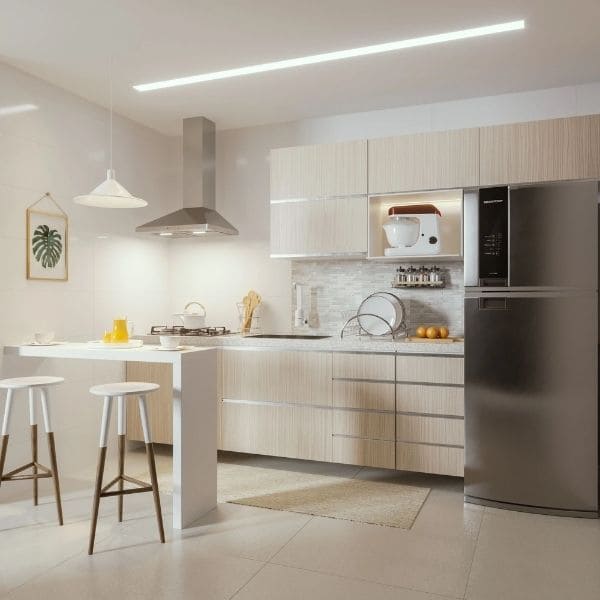 Eletrodomésticos Embutidos: A Chave para uma Cozinha Planejada Moderna e Funcional
