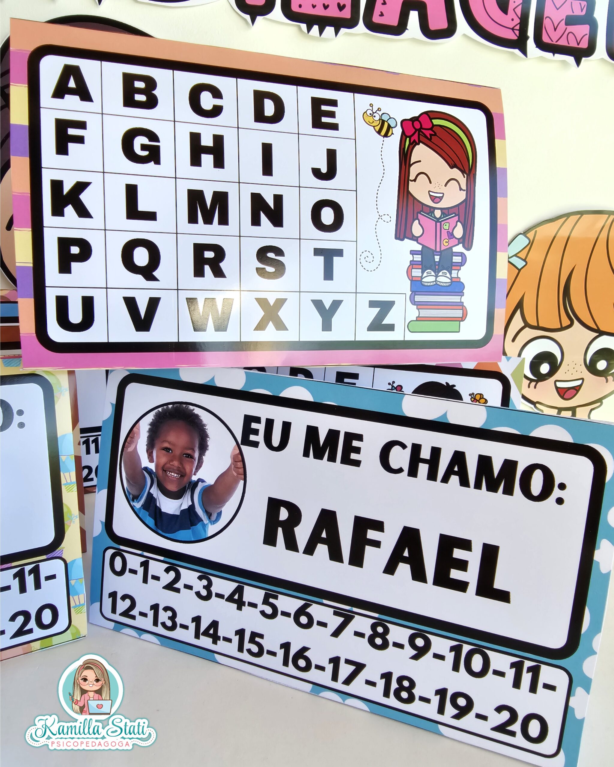 crachá escolar autismo