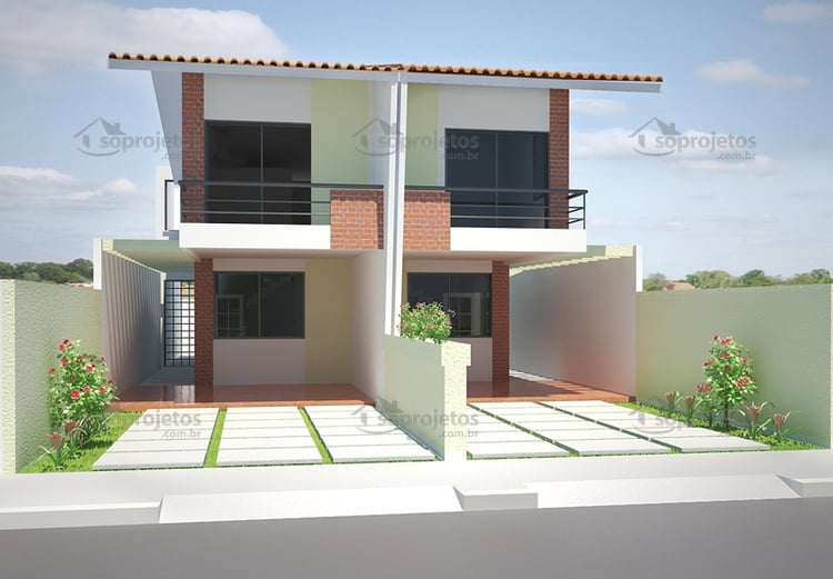 custo construir casa geminada