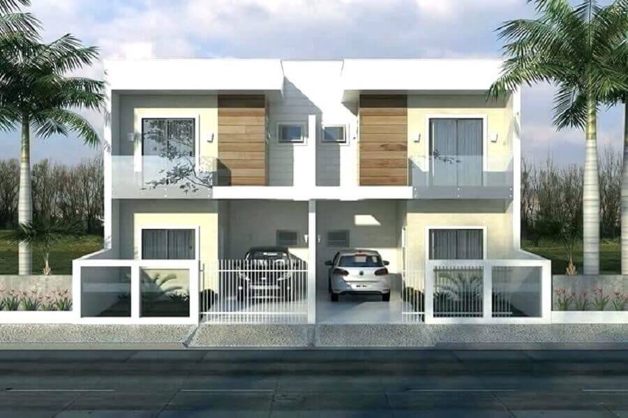 casa geminada vs casa individual custo