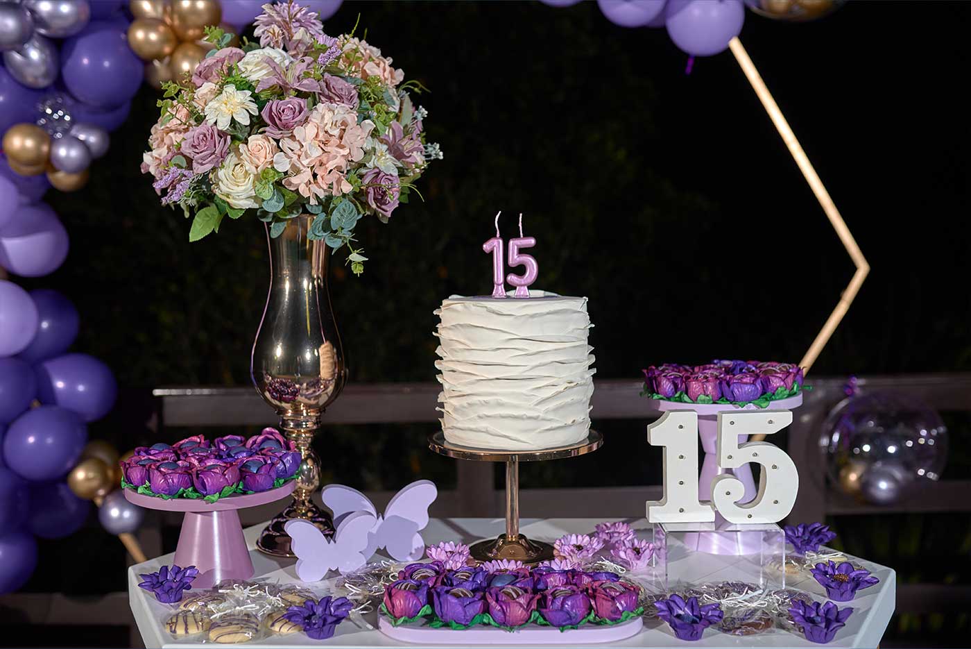inspiração decoração festa 15 anos temas diferentes