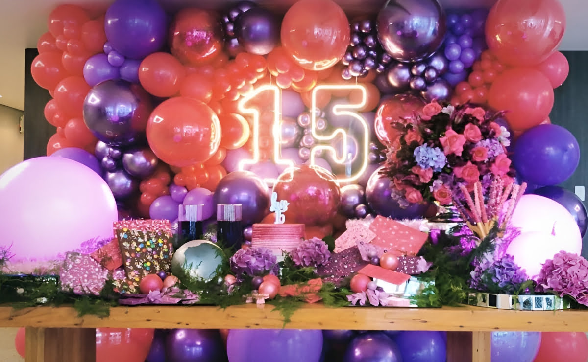 decoração 15 anos