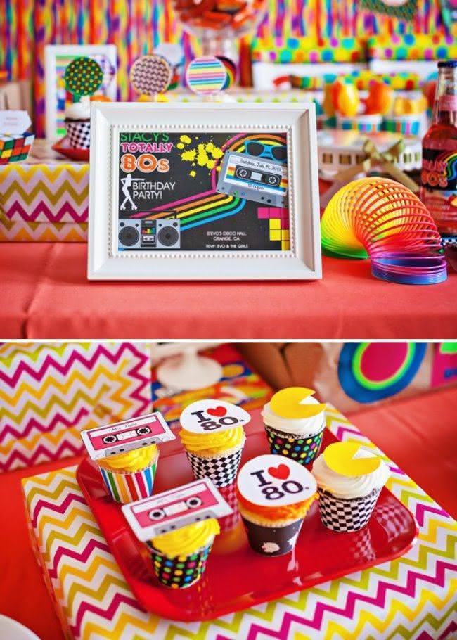 decoracao anos 80