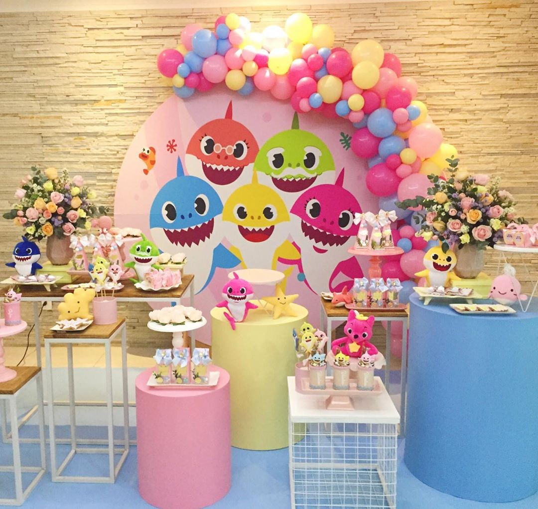 erros comuns ao decorar festa baby shark