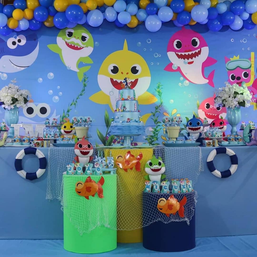 erros comuns ao decorar festa baby shark