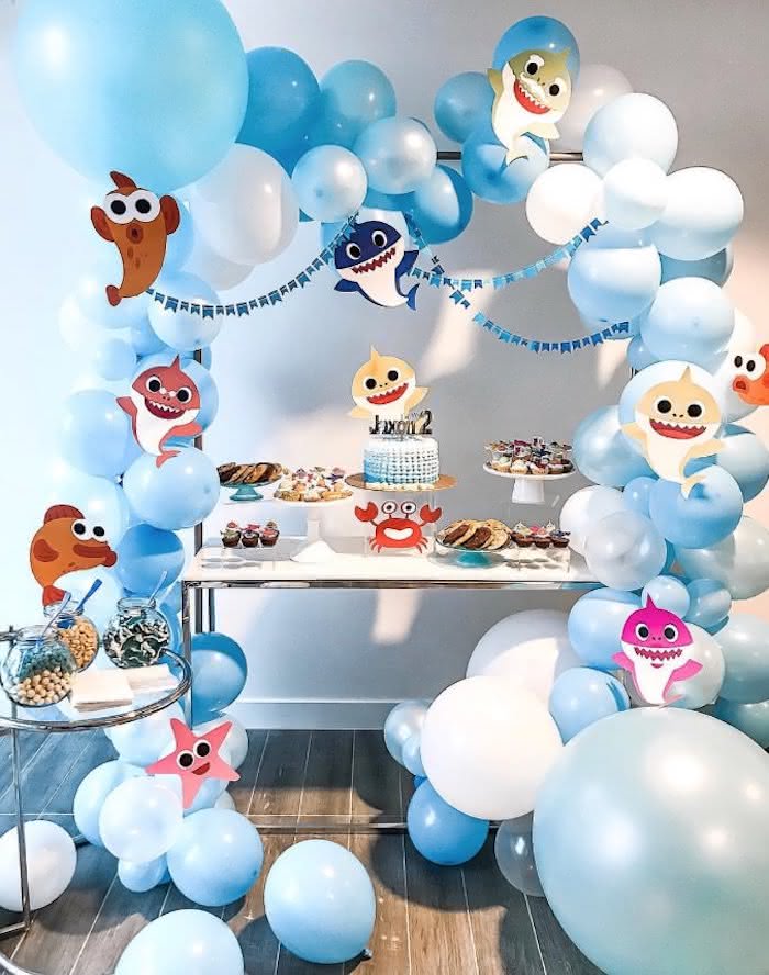 decoração baby shark