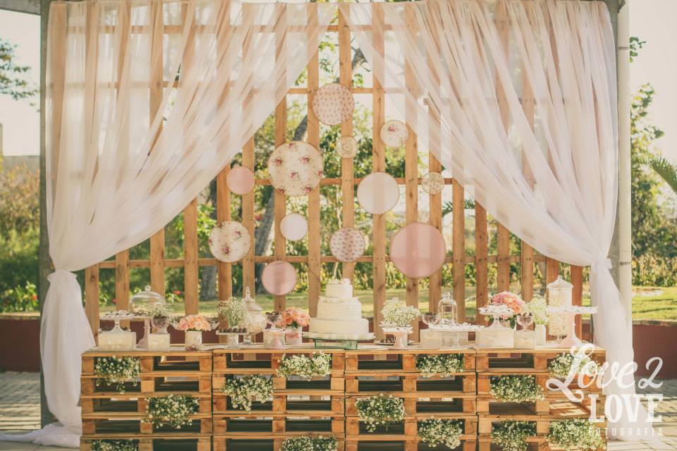 decoração bodas de ouro