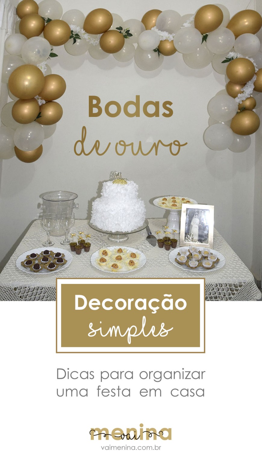 Decoração DIY para Bodas de Ouro: Economize com Estilo