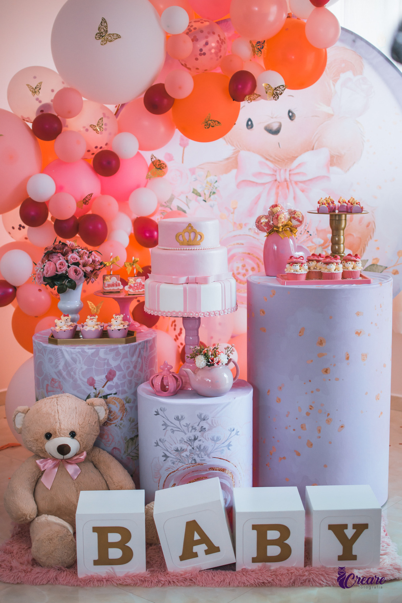 decoração chá de fralda tema nuvens e estrelas passo a passo