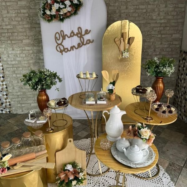 decoração chá de panela simples