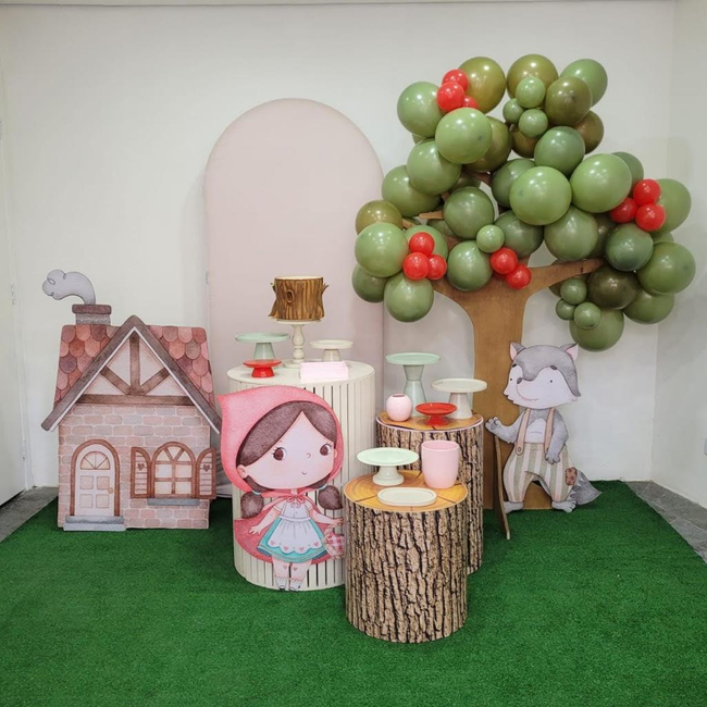 erros comuns na decoração festa chapeuzinho vermelho