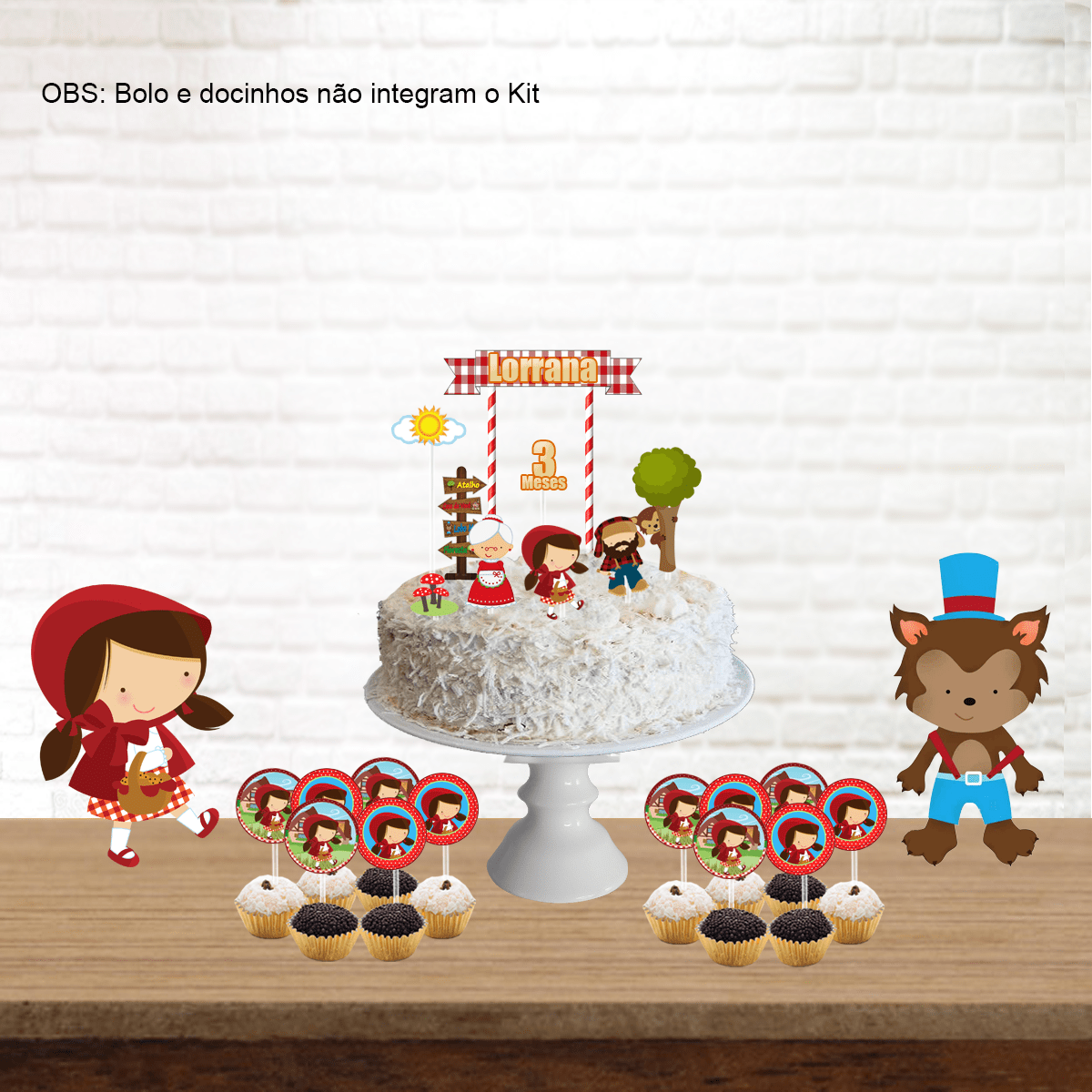 decoração chapeuzinho vermelho vs decoração floresta encantada