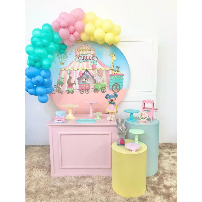 Paleta de Cores e Elementos Essenciais para uma Festa Circo Rosa Inesquecível